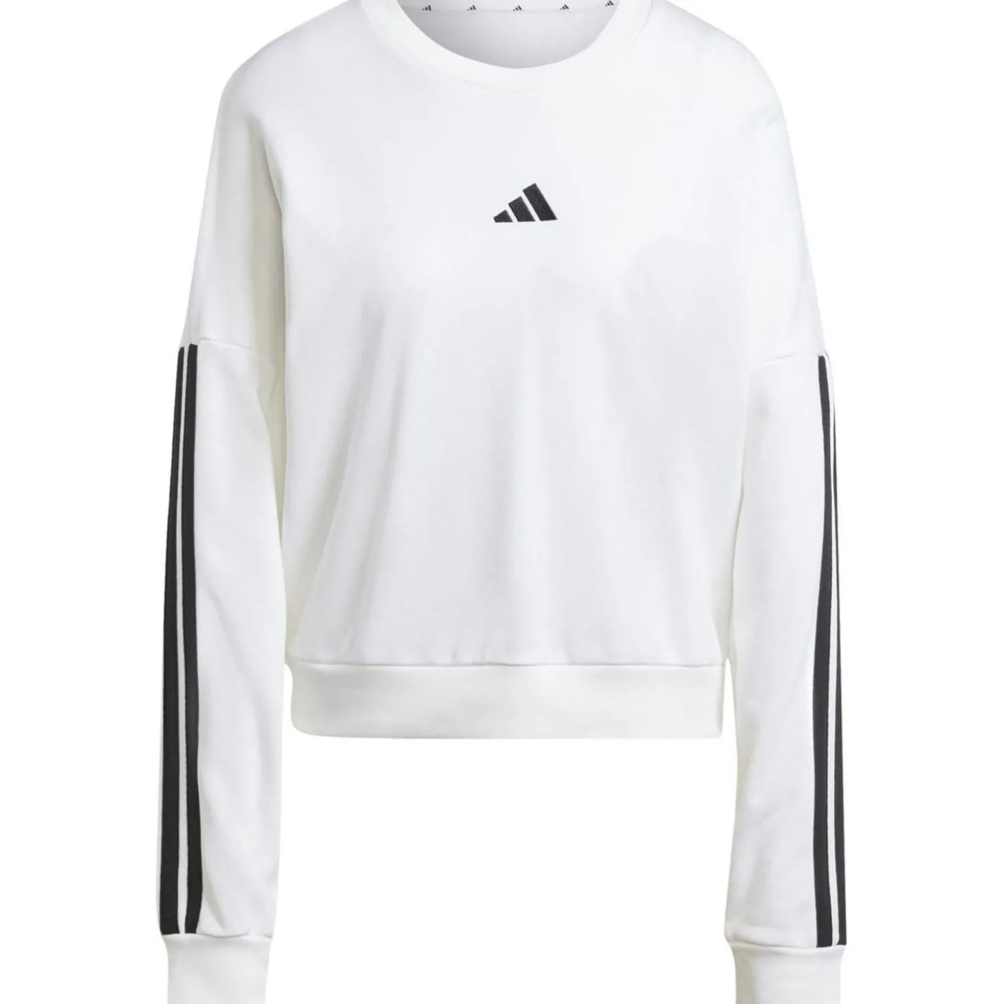 Essentials 3-Streifen French Terry Damen Sweatshirt