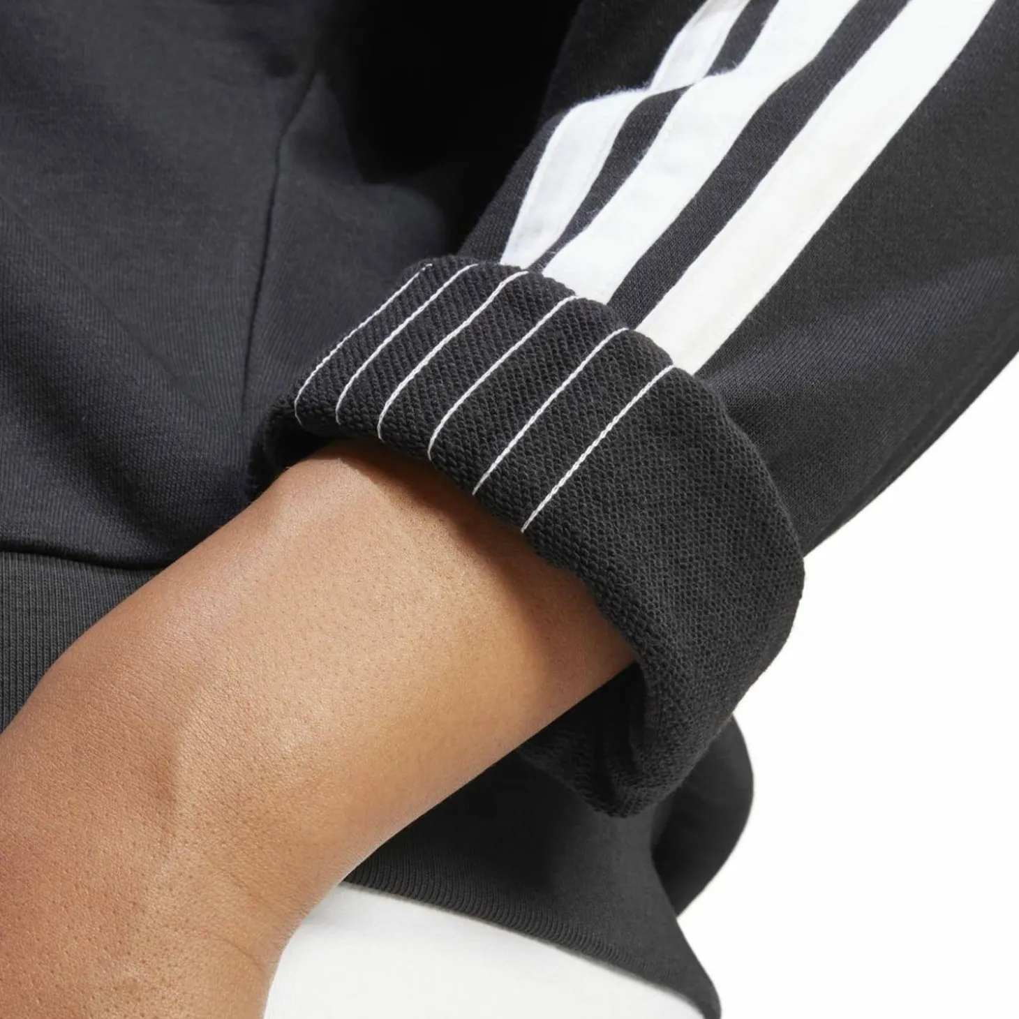 Essentials 3-Streifen French Terry Damen Sweatshirt