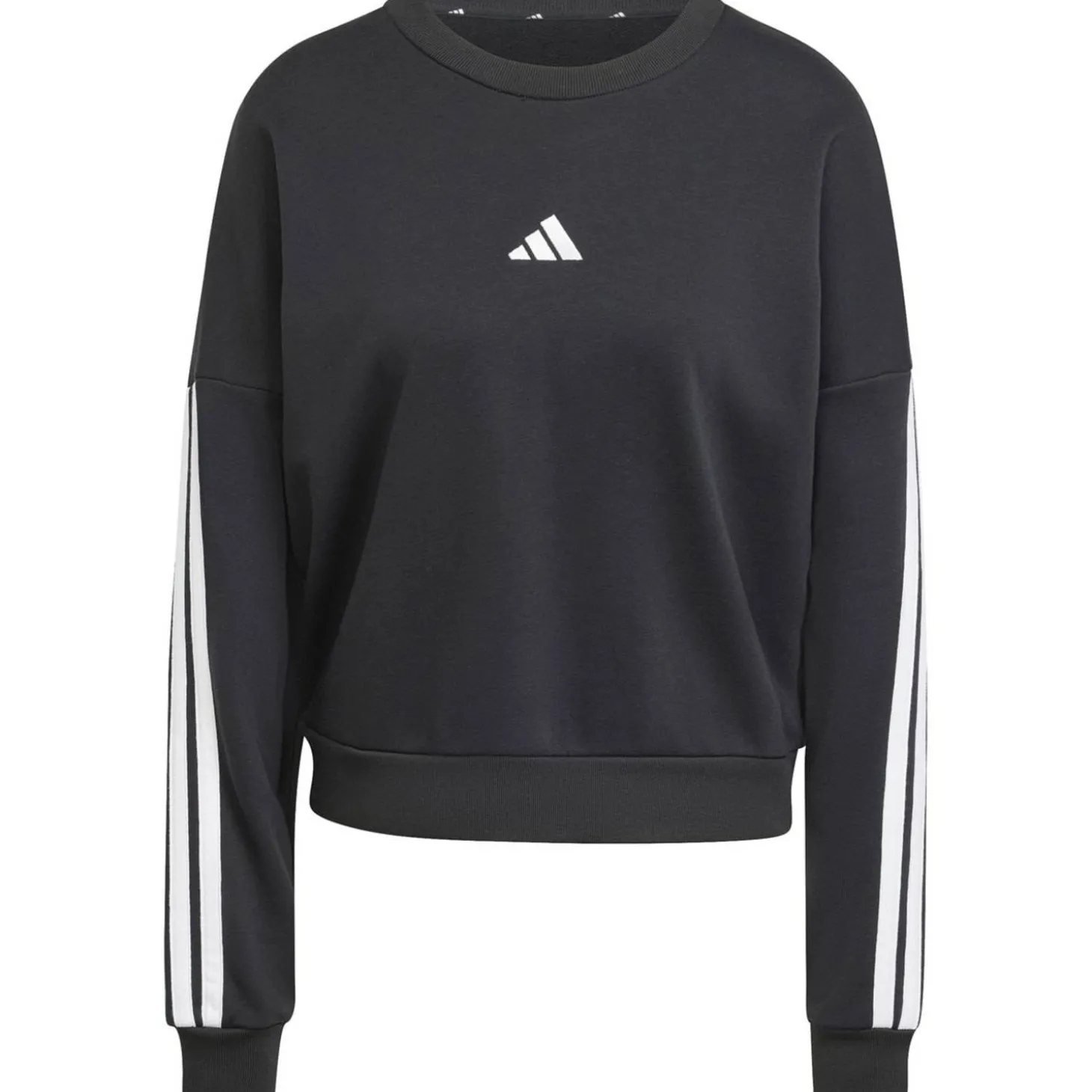 Essentials 3-Streifen French Terry Damen Sweatshirt