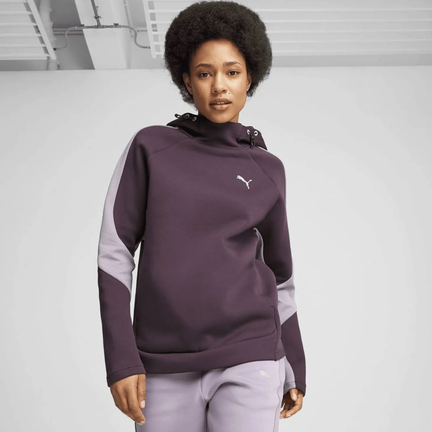 Evostripe Damen Kapuzensweater