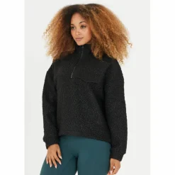 Florrie Sherpa Half Zip Damen Sweatshirt