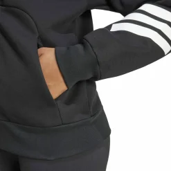 Future Icons 3-Streifen Damen Kapuzensweater