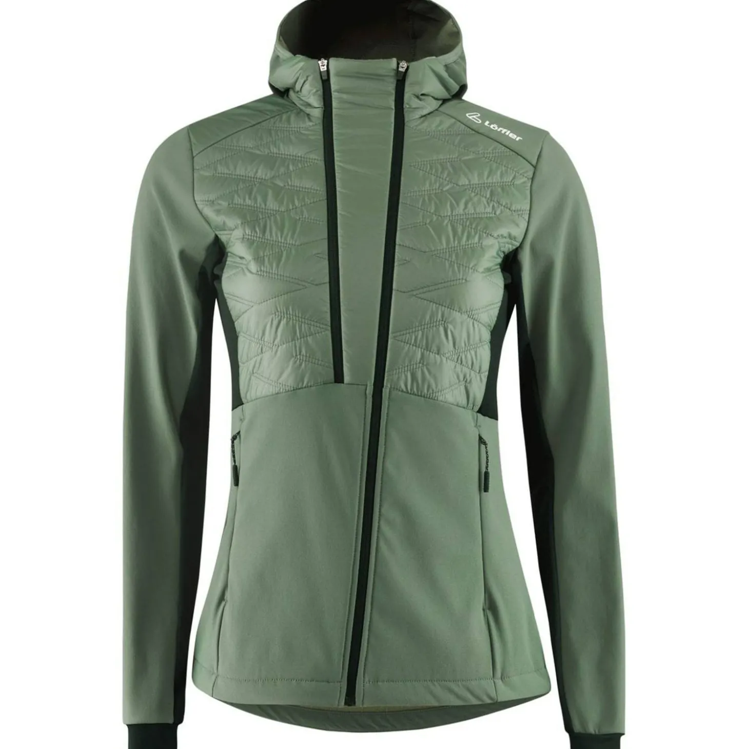 Hooded Alessa Pl60 Damen Skijacke
