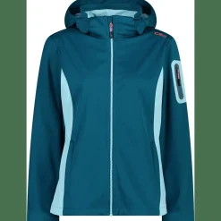 Jacket Zip Hood Damen Softshelljacke