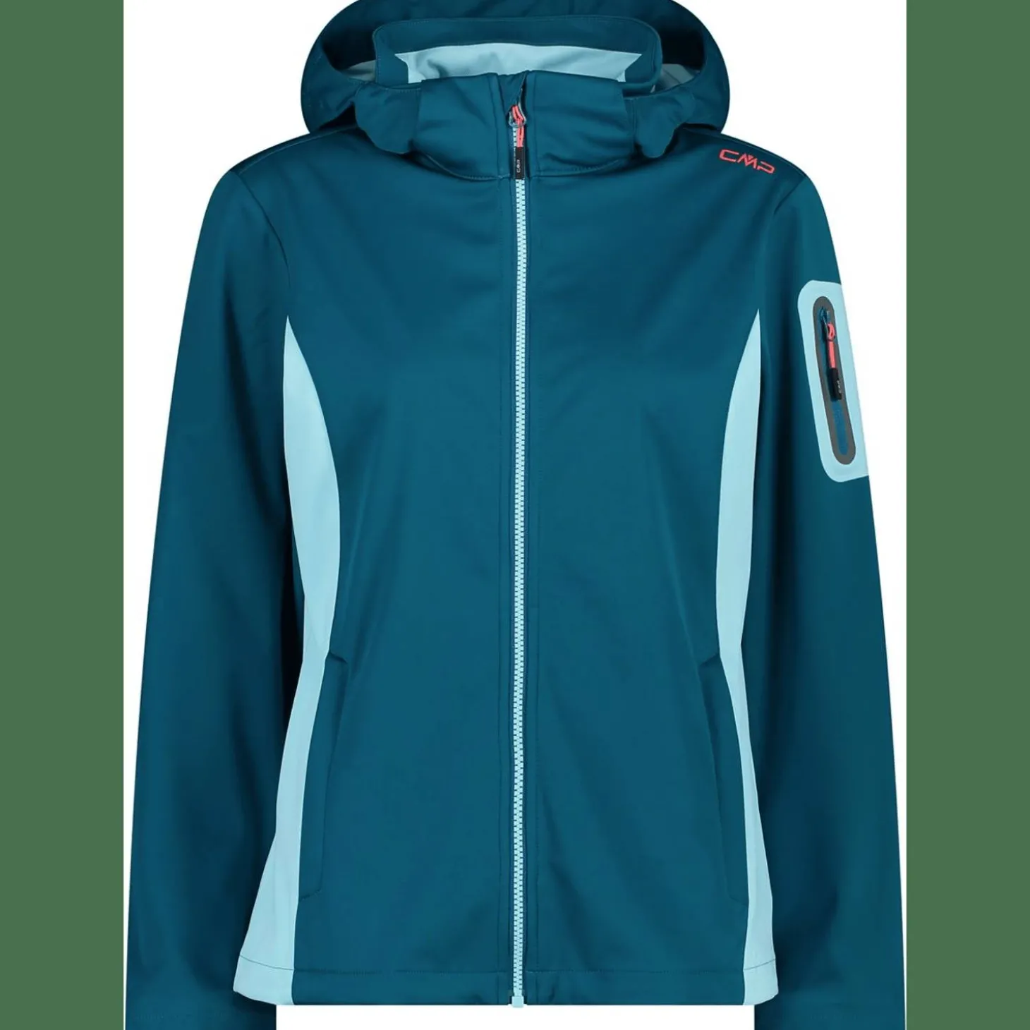 Jacket Zip Hood Damen Softshelljacke