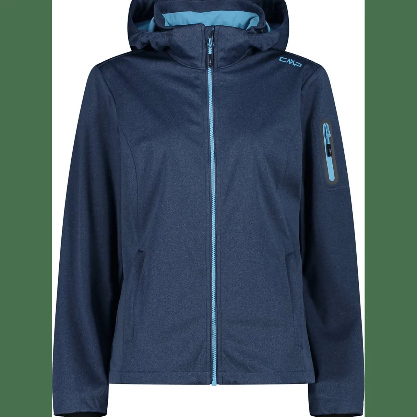 Jacket Zip Hood Damen Softshelljacke