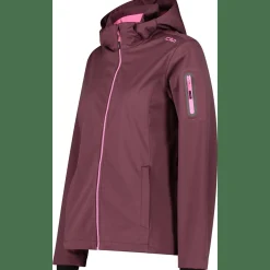 Jacket Zip Hood Damen Softshelljacke