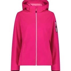Jacket Zip Hood Damen Softshelljacke