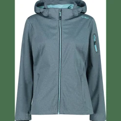 Jacket Zip Hood Damen Softshelljacke