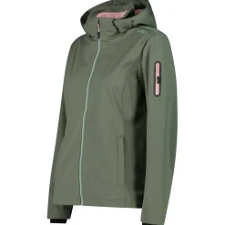 Jacket Zip Hood Damen Softshelljacke