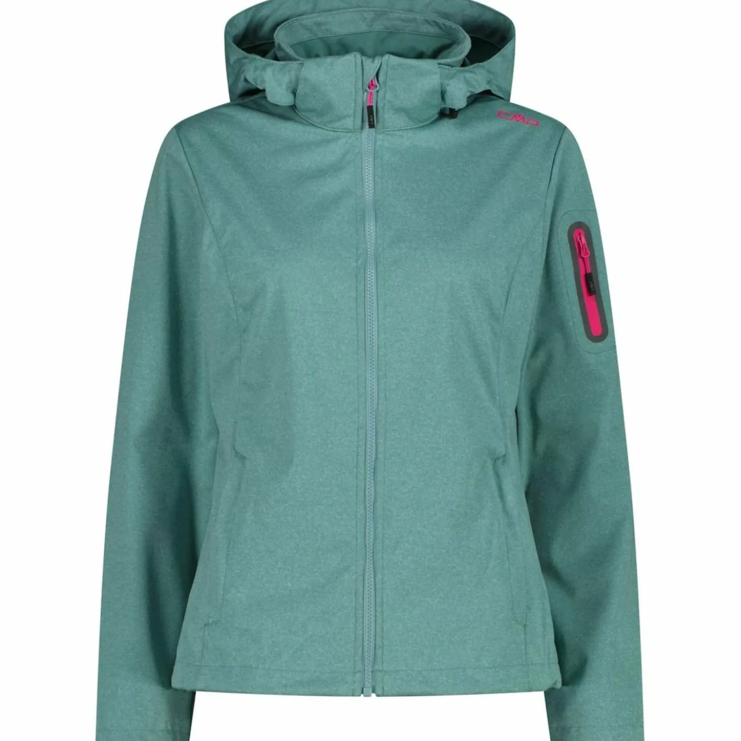Jacket Zip Hood Damen Softshelljacke