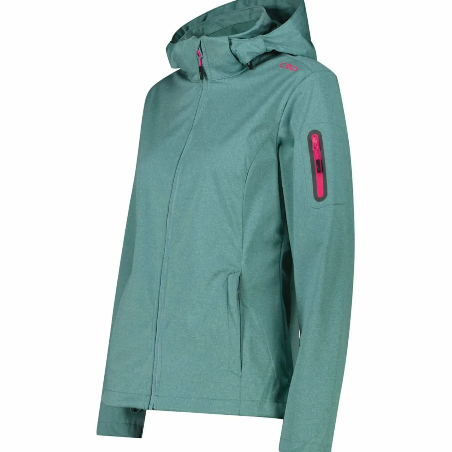 Jacket Zip Hood Damen Softshelljacke