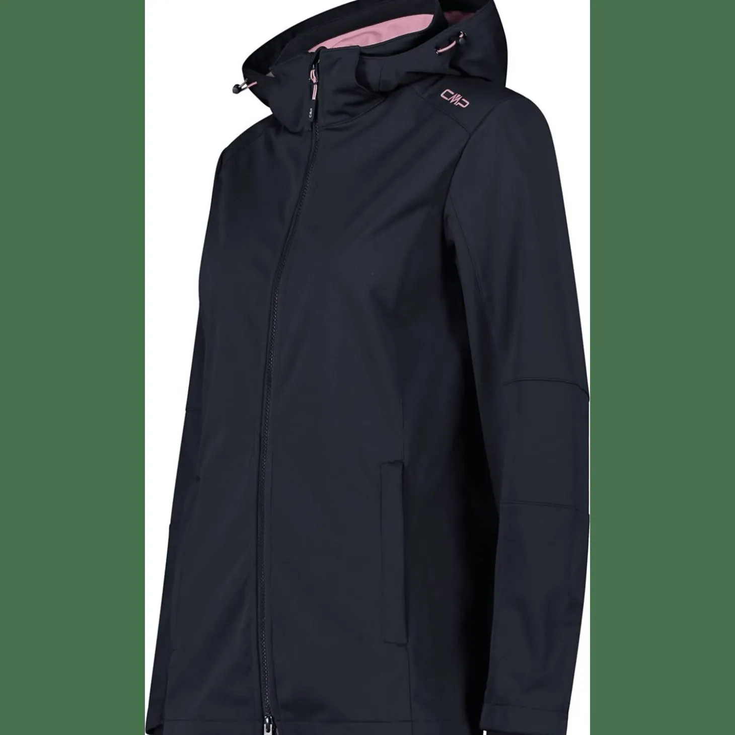Jacket Zip Hood Damen Softshelljacke