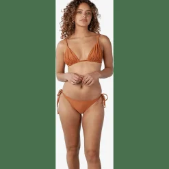 Kelli Gathered Triangle Damen Bikini-Oberteil