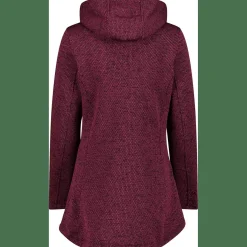 Long Jacket Fix Hood Damen Kapuzensweater