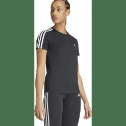 Loungewear Essentials Slim 3-Streifen T-Shirt Damen T-Shirt