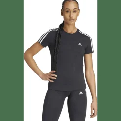 Loungewear Essentials Slim 3-Streifen T-Shirt Damen T-Shirt