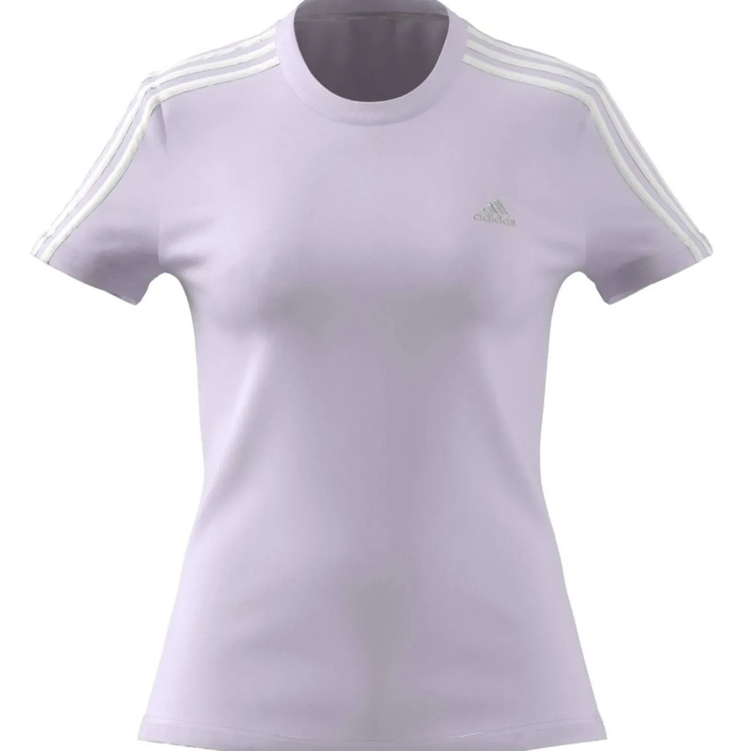 Loungewear Essentials Slim 3-Streifen T-Shirt Damen T-Shirt