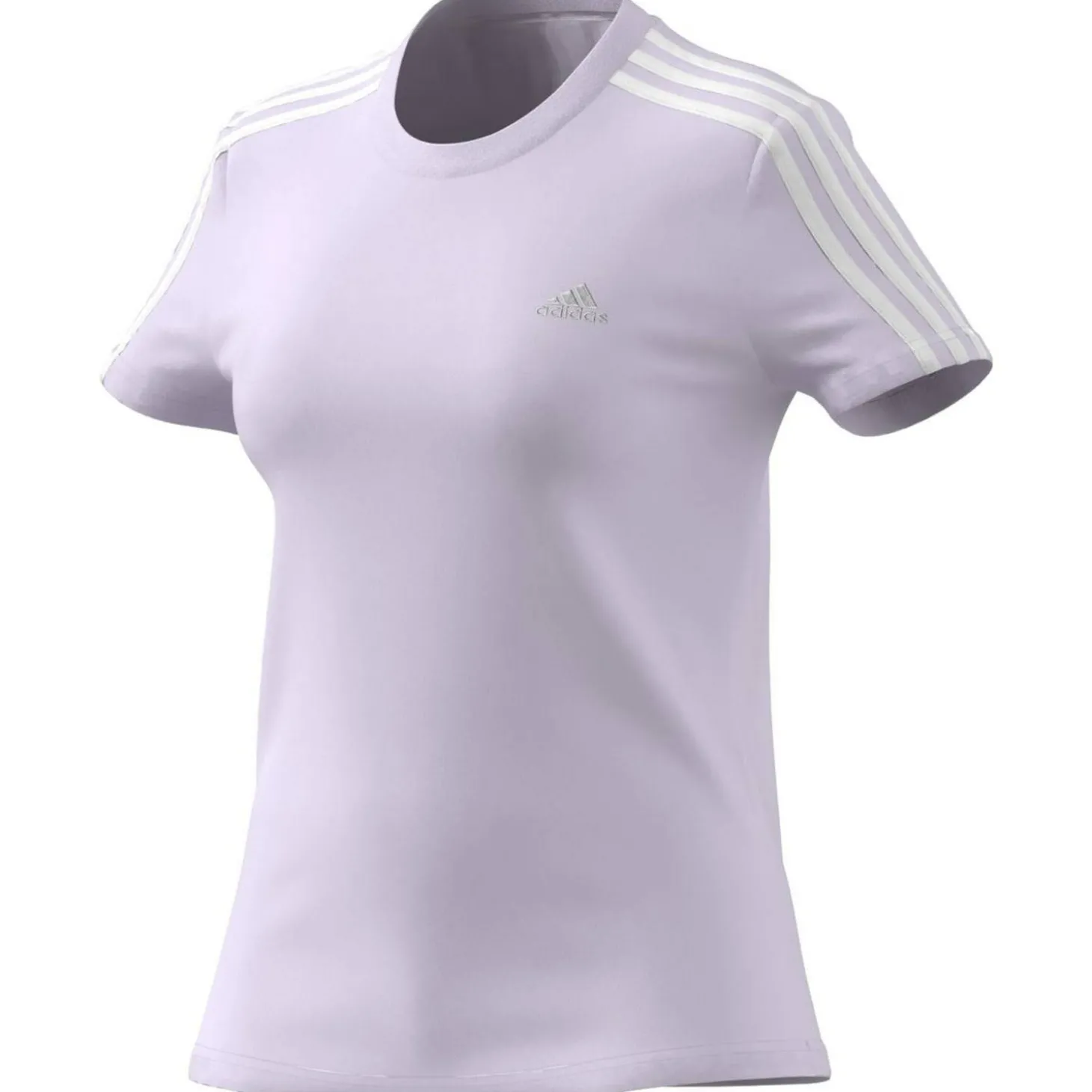 Loungewear Essentials Slim 3-Streifen T-Shirt Damen T-Shirt