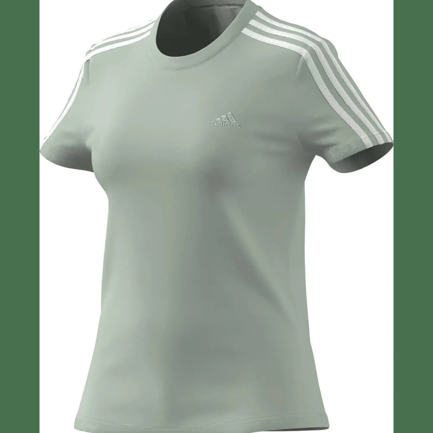Loungewear Essentials Slim 3-Streifen T-Shirt Damen T-Shirt