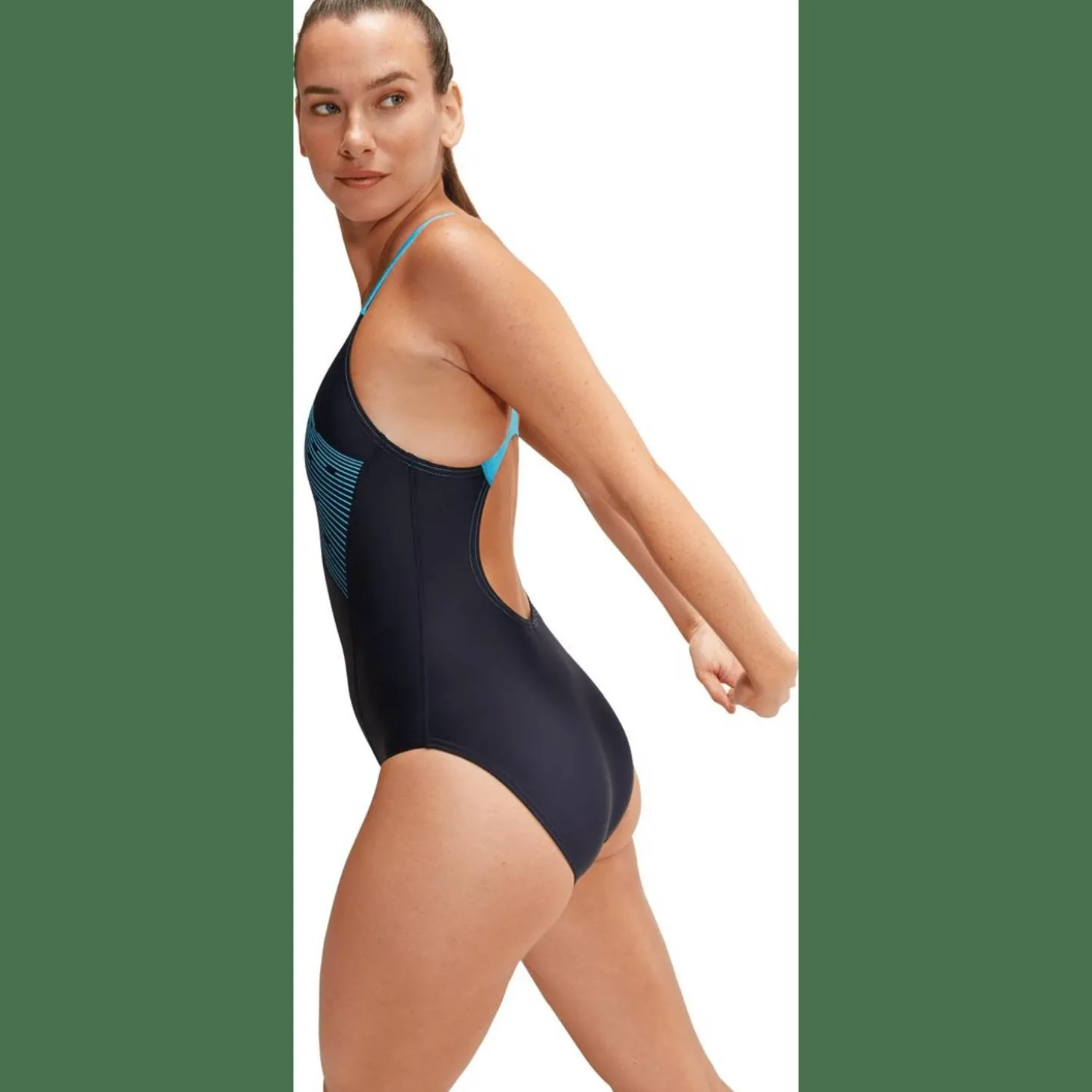 Medley Logo Damen Schwimmanzug