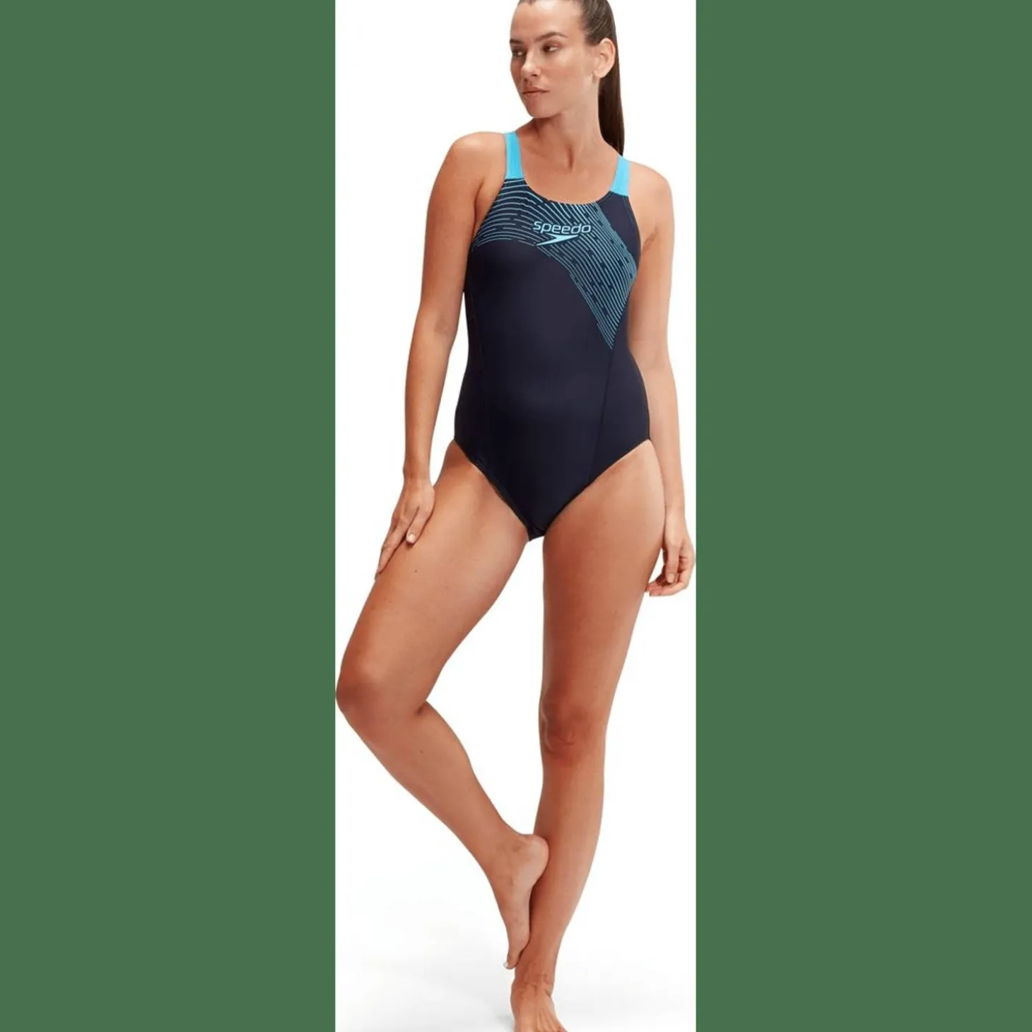 Medley Logo Damen Schwimmanzug