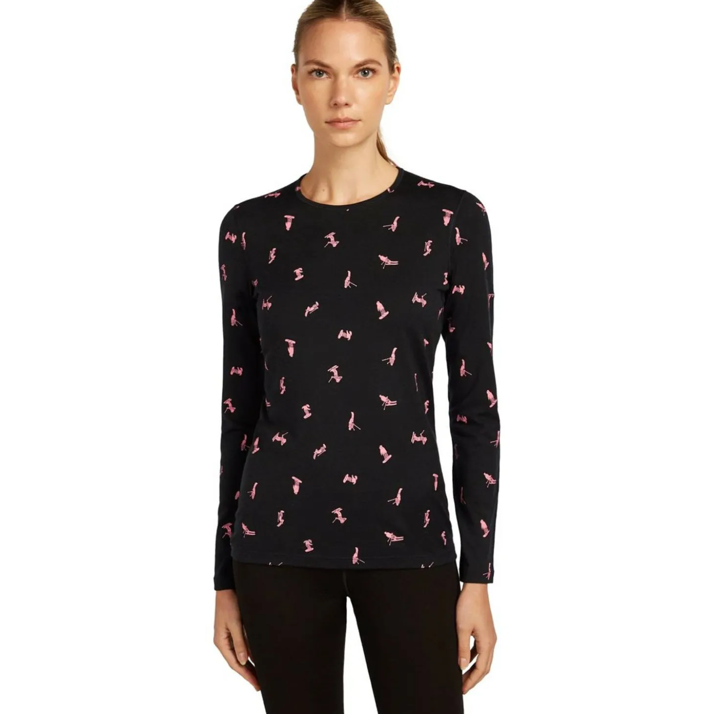 Merino 200 Oasis Crewe Snow Day Damen Unterhemd