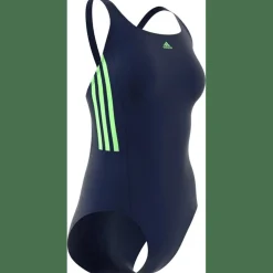 Mid 3-Streifen Badeanzug Damen Badeanzug