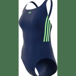 Mid 3-Streifen Badeanzug Damen Badeanzug