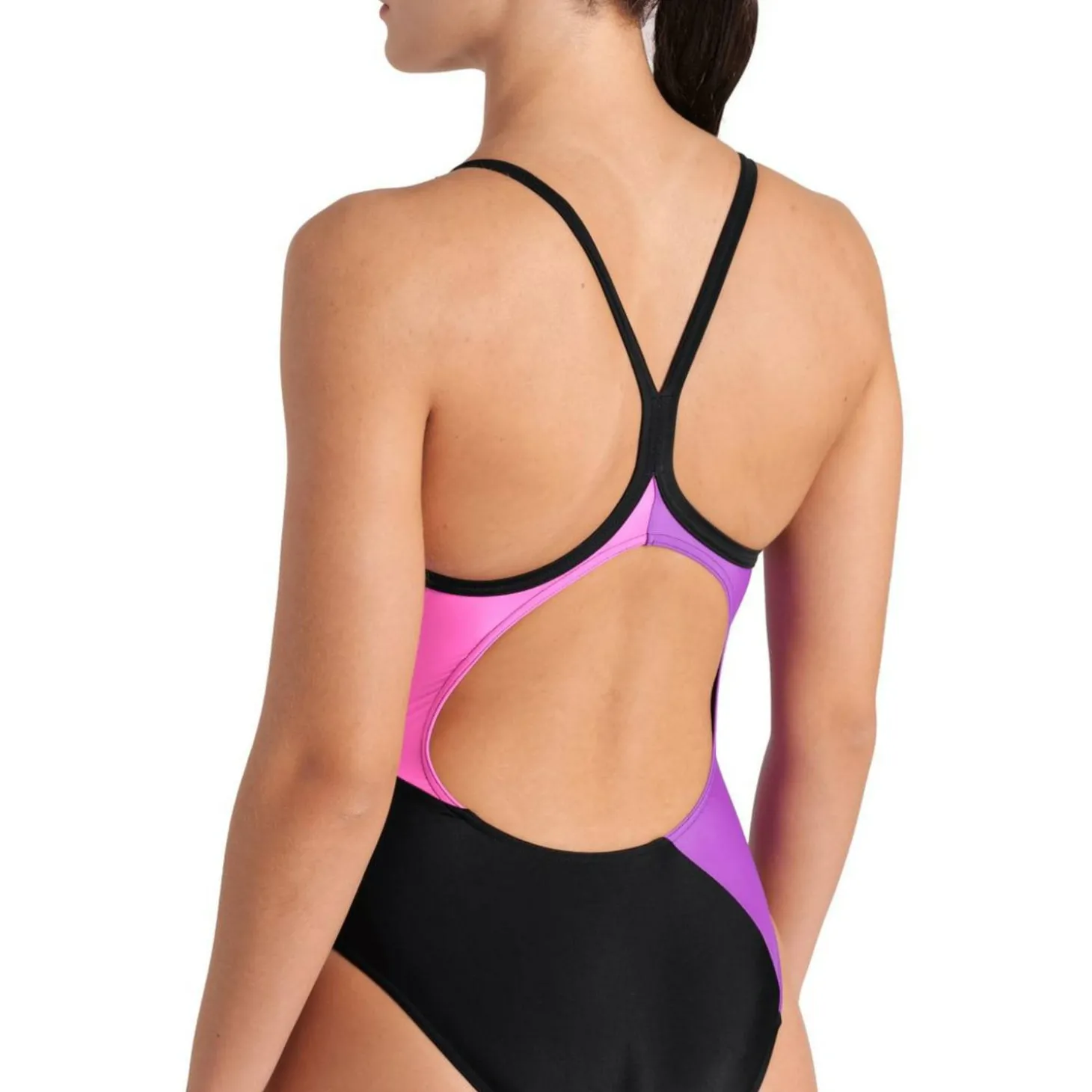 Multi Slices Lightdrop Back Damen Schwimmanzug