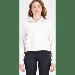 NB Athletics 1/4 Zip Damen Kapuzensweater