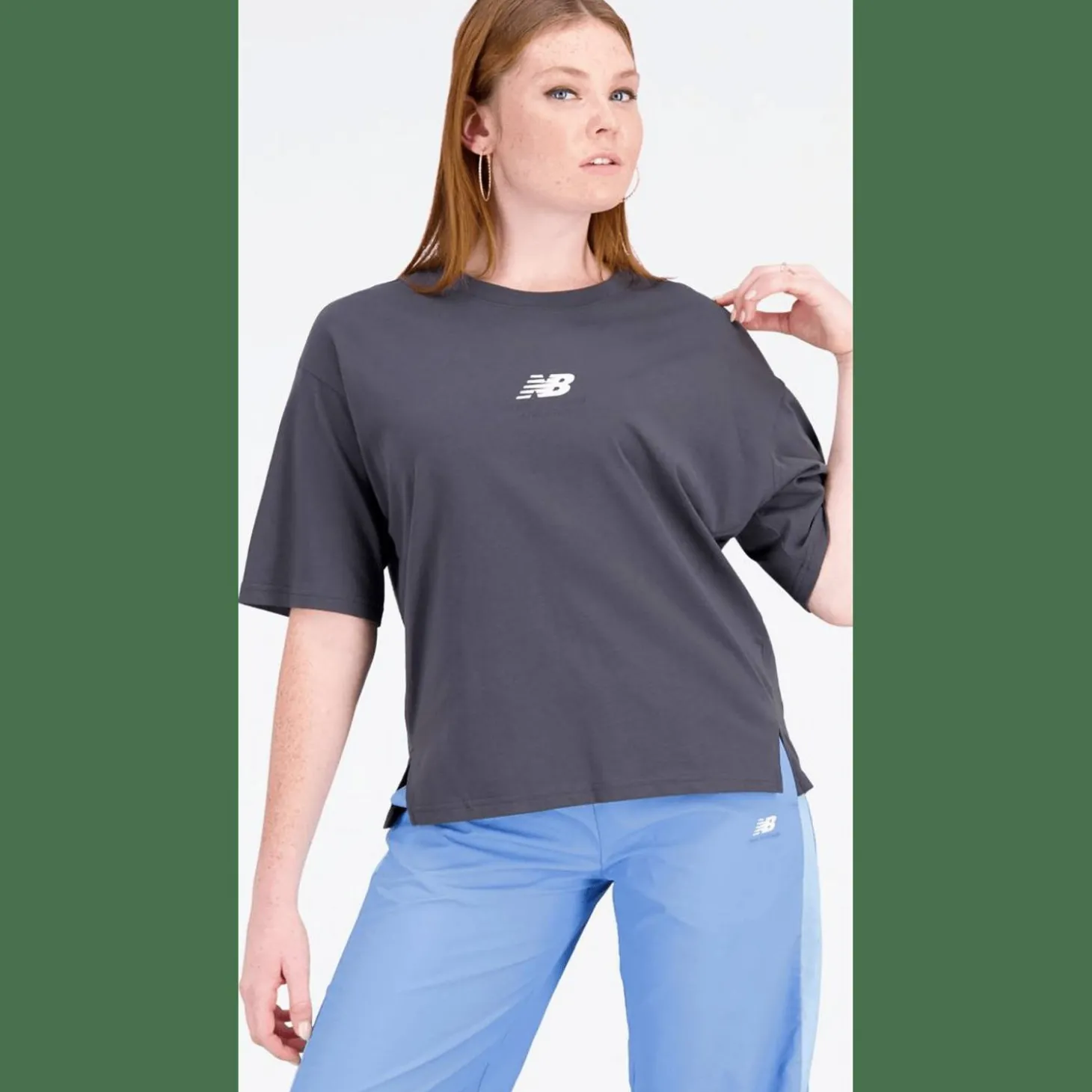 NB Athletics Boxy Damen Kapuzensweater