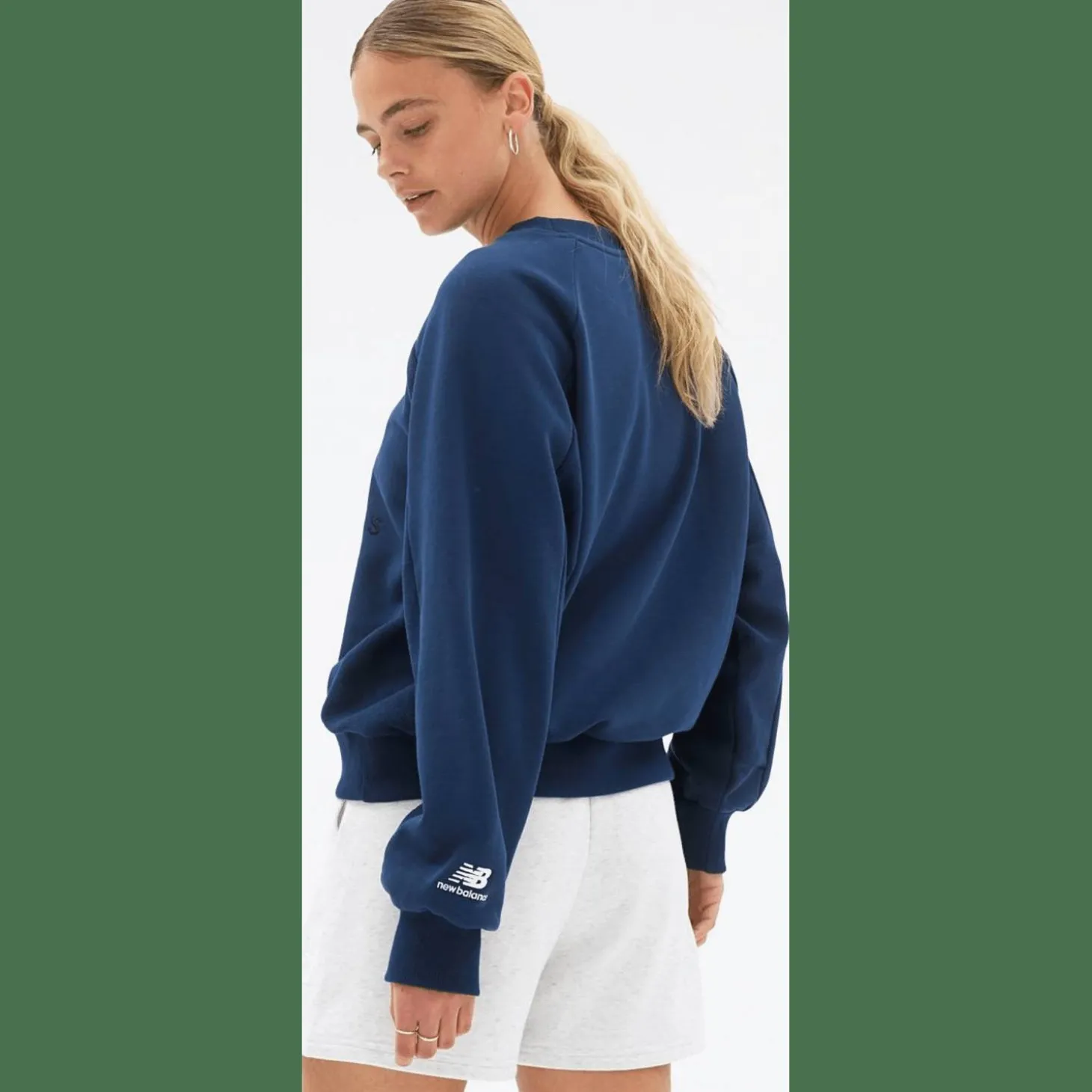 NB Athletics Crew Damen Kapuzensweater