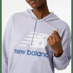 NB Essentials Stacked Logo Oversized Pullover Hoodie Damen Kapuzensweater