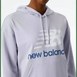 NB Essentials Stacked Logo Oversized Pullover Hoodie Damen Kapuzensweater