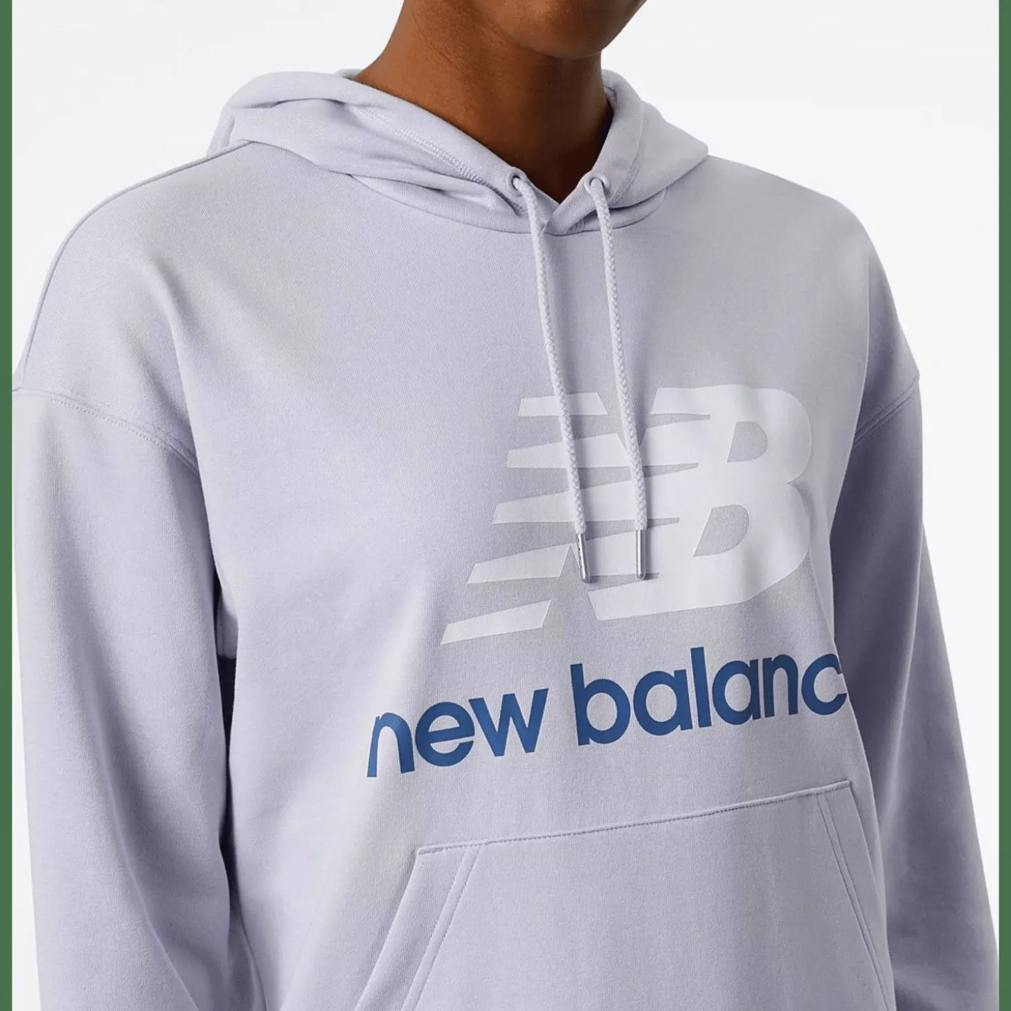 NB Essentials Stacked Logo Oversized Pullover Hoodie Damen Kapuzensweater