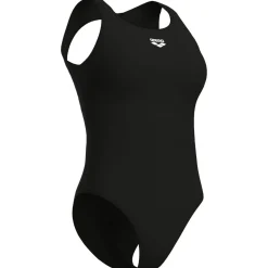 O Back Solid One Piece Damen Schwimmanzug
