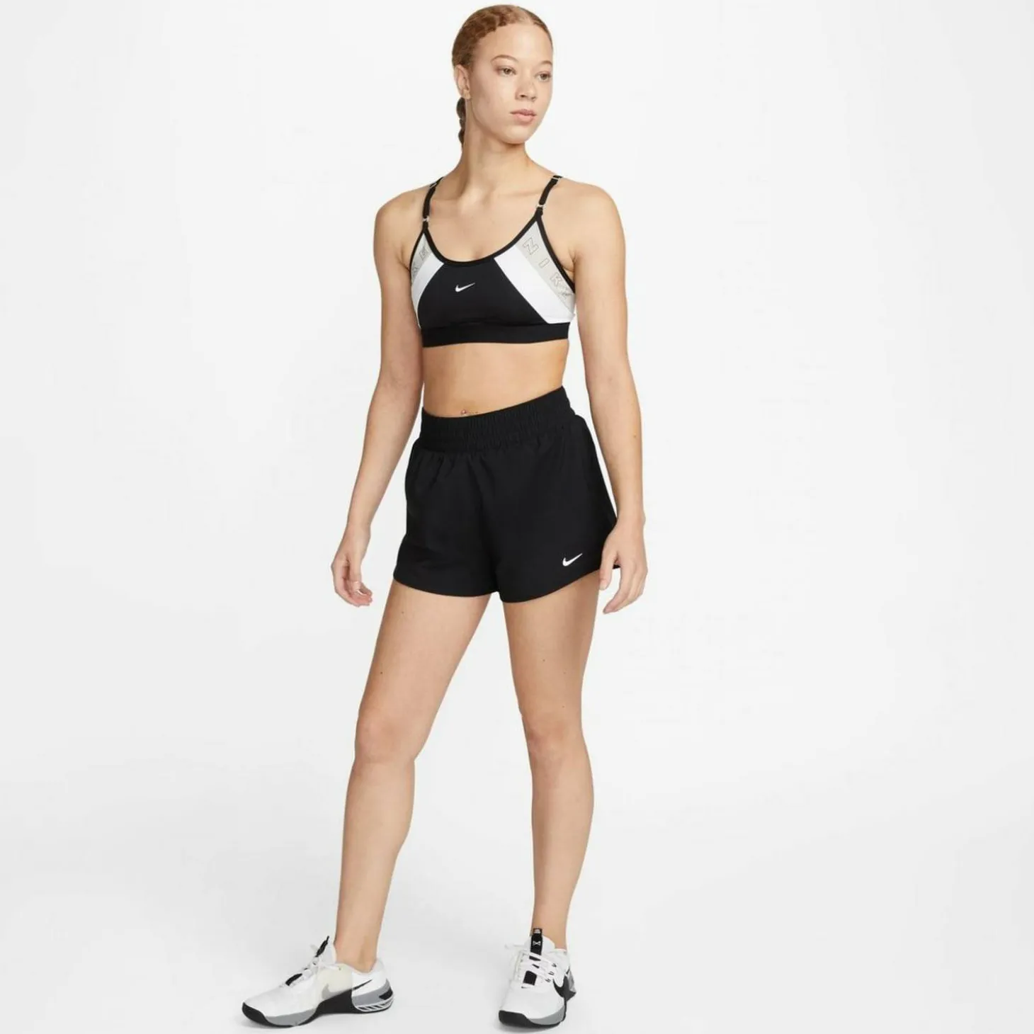 One Dri-Fit High-Waisted 3"-Lined Damen Shorts