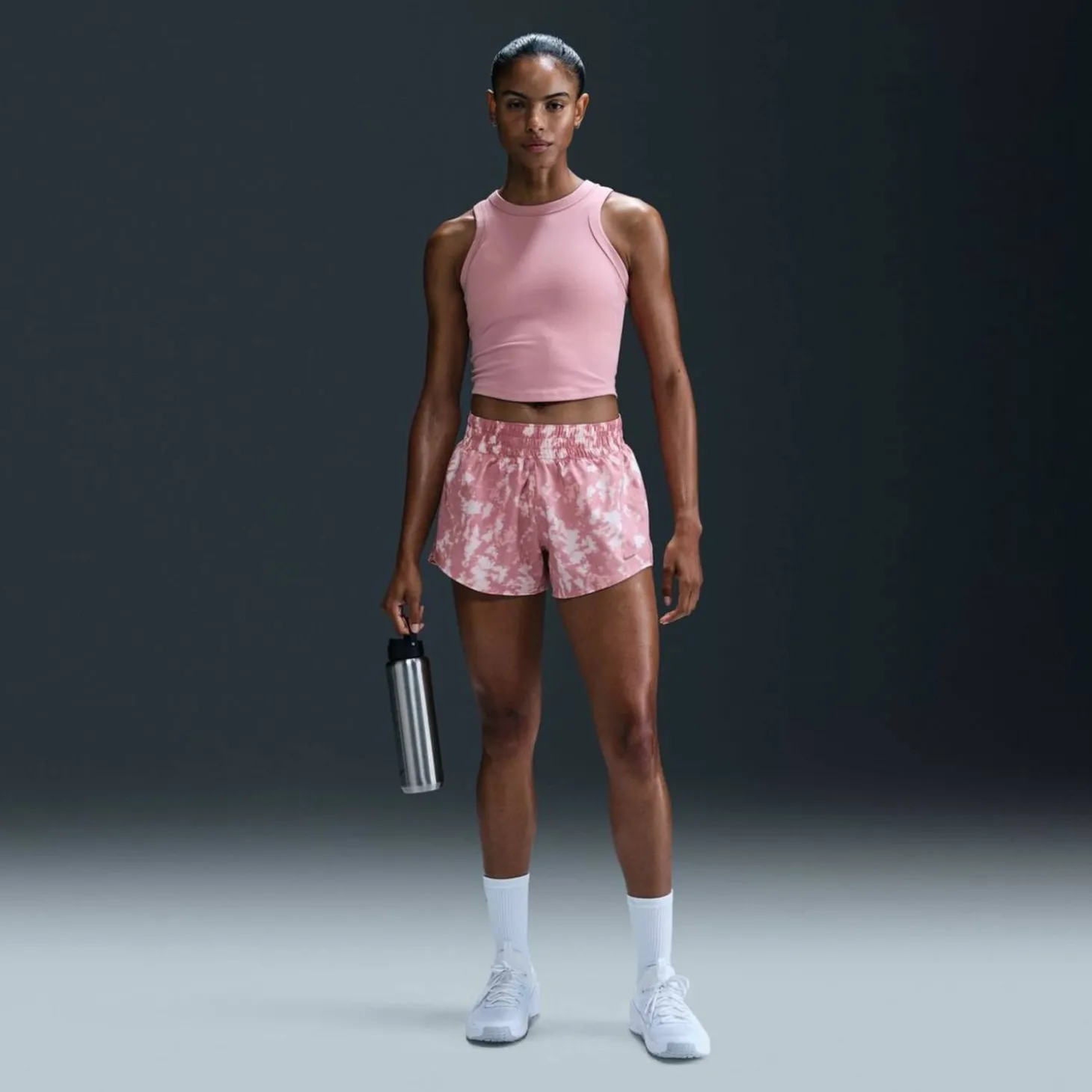 One Dri-Fit -Lined Printed Damen Shorts