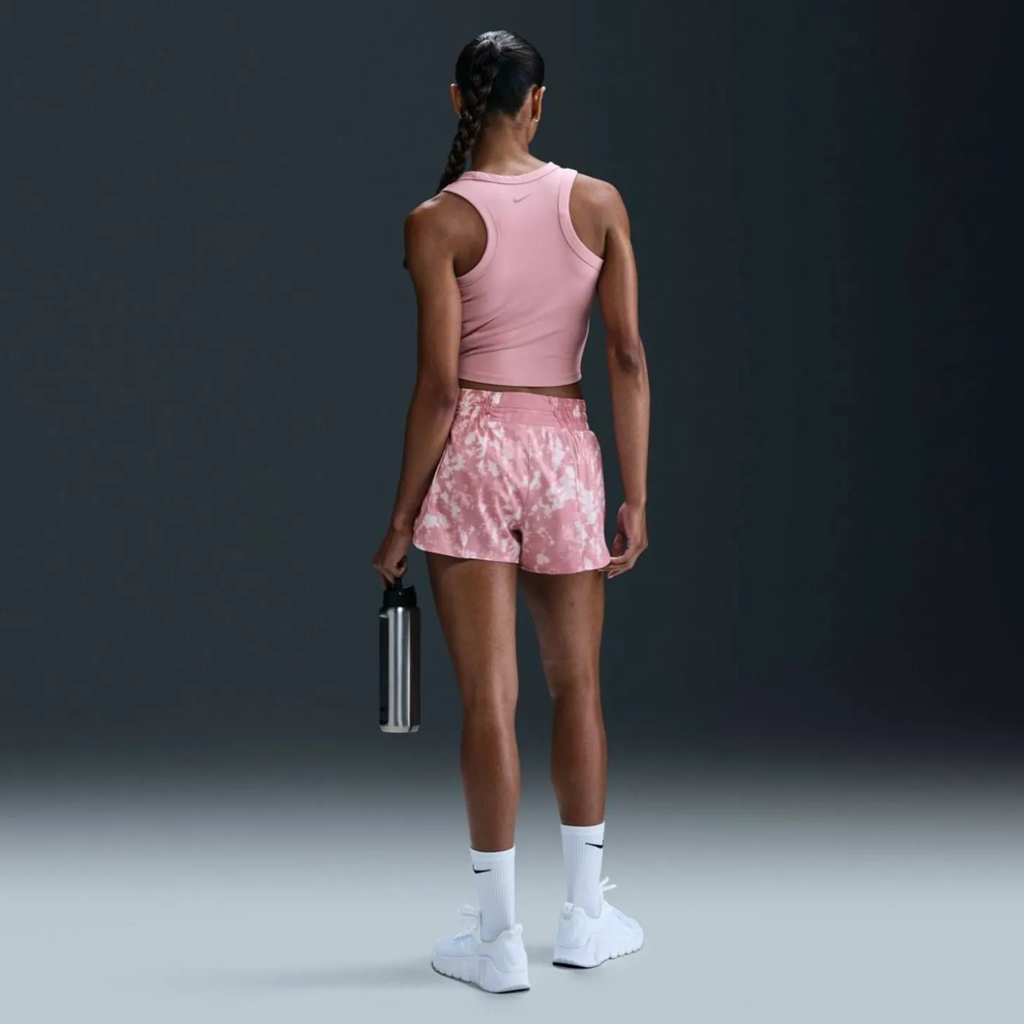 One Dri-Fit -Lined Printed Damen Shorts
