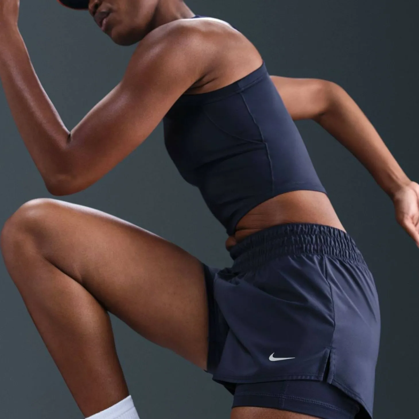 One Dri-Fit Mid-Rise 3" 2-in-1 Damen Shorts