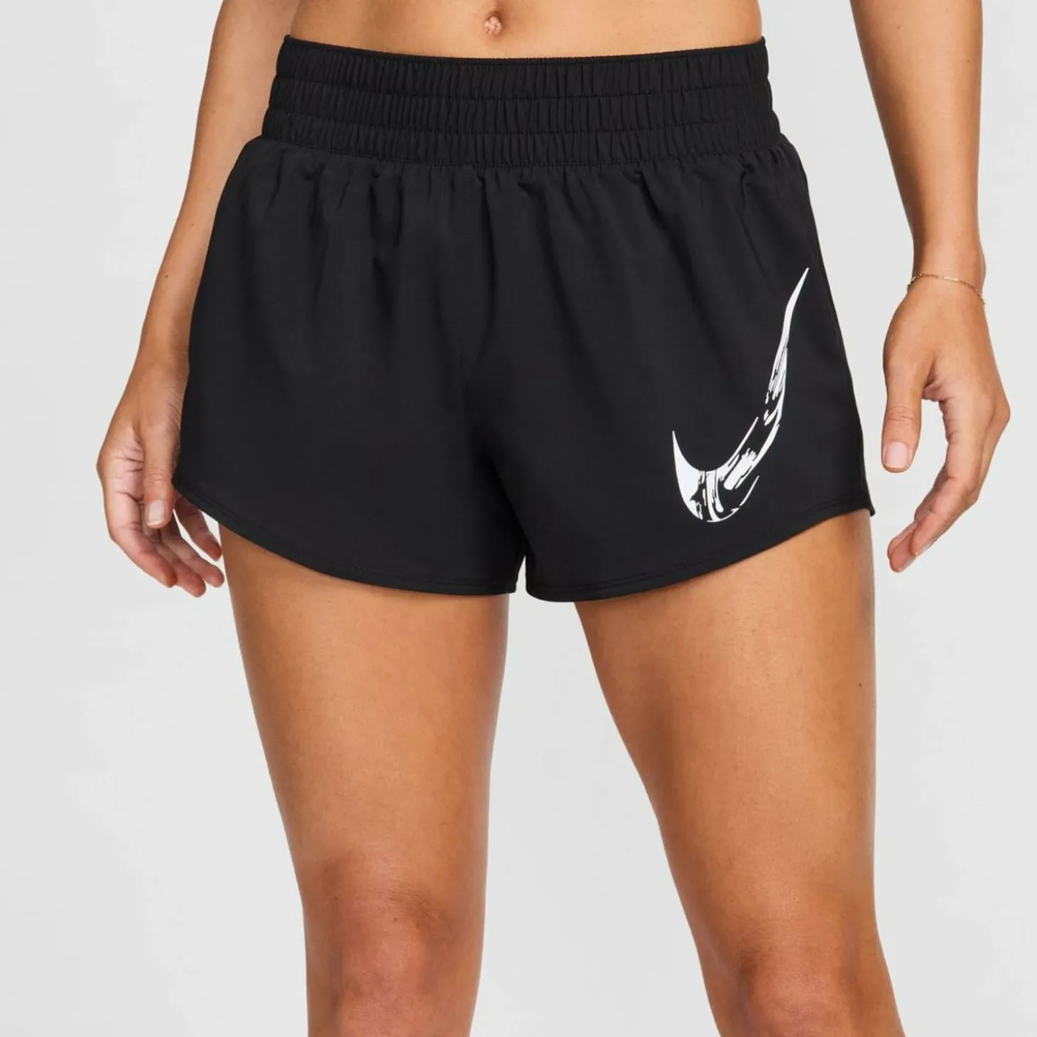 One Swoosh Dri-Fit Mid-Rise-Lined Damen Shorts