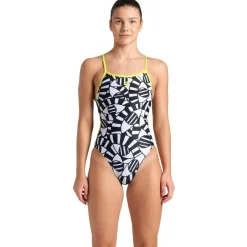 Open Your Eyes Lace Back Damen Schwimmanzug