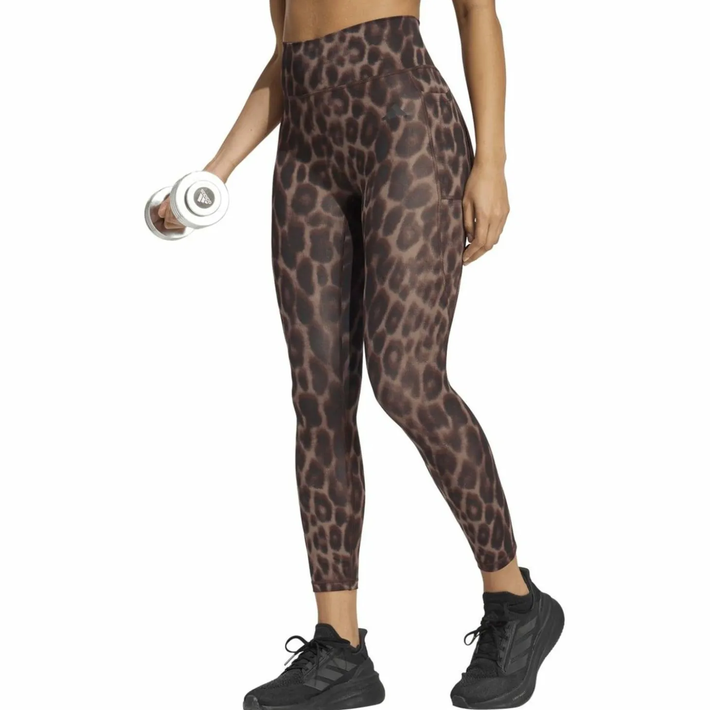 Optime Essentials Workout Leopard 7/8 Damen Tights