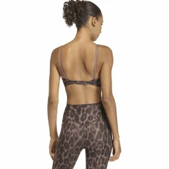 Optime Essentials Workout Leopard Light Support Damen Sport-BH