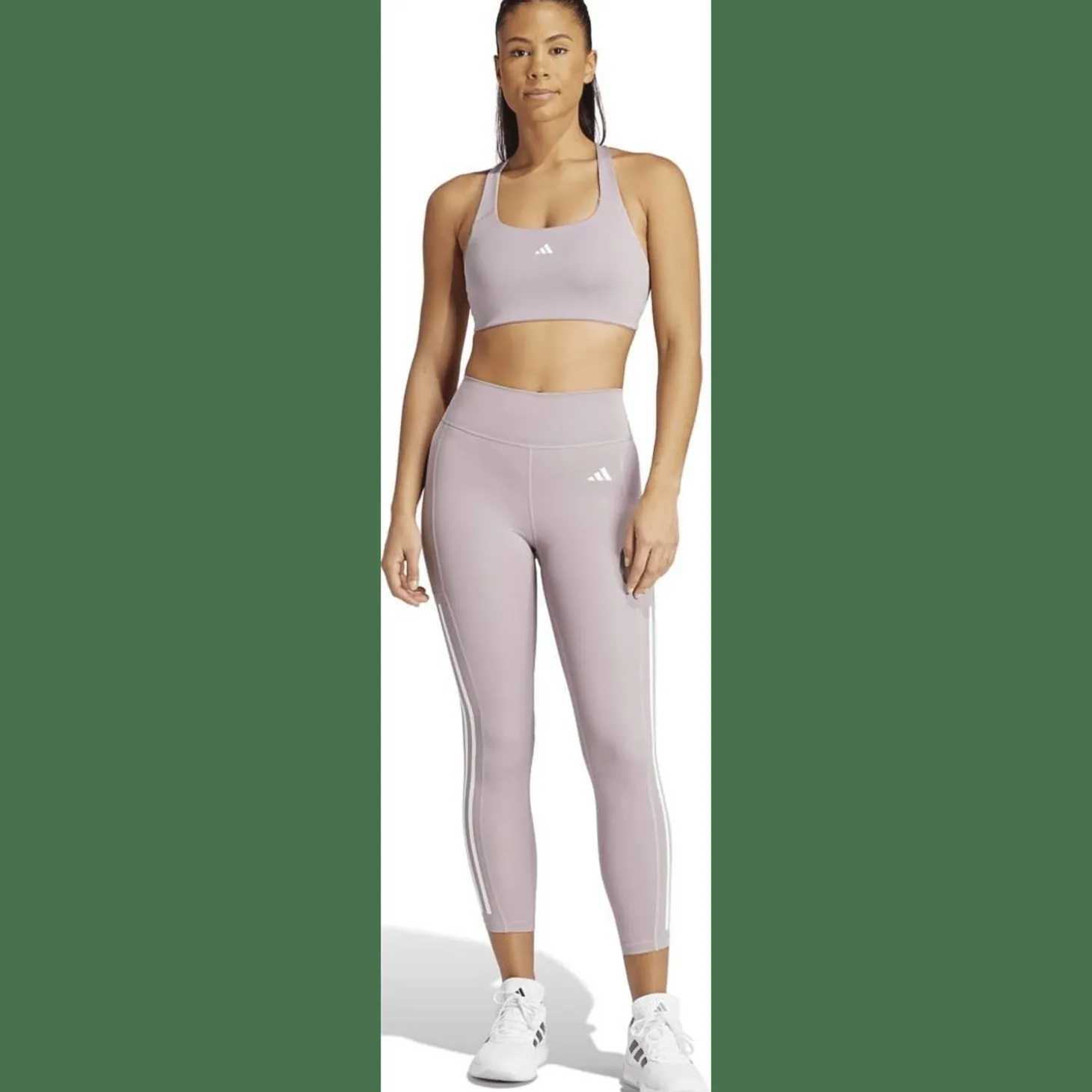 Optime 3-Streifen Full-Length Leggings Damen Tights