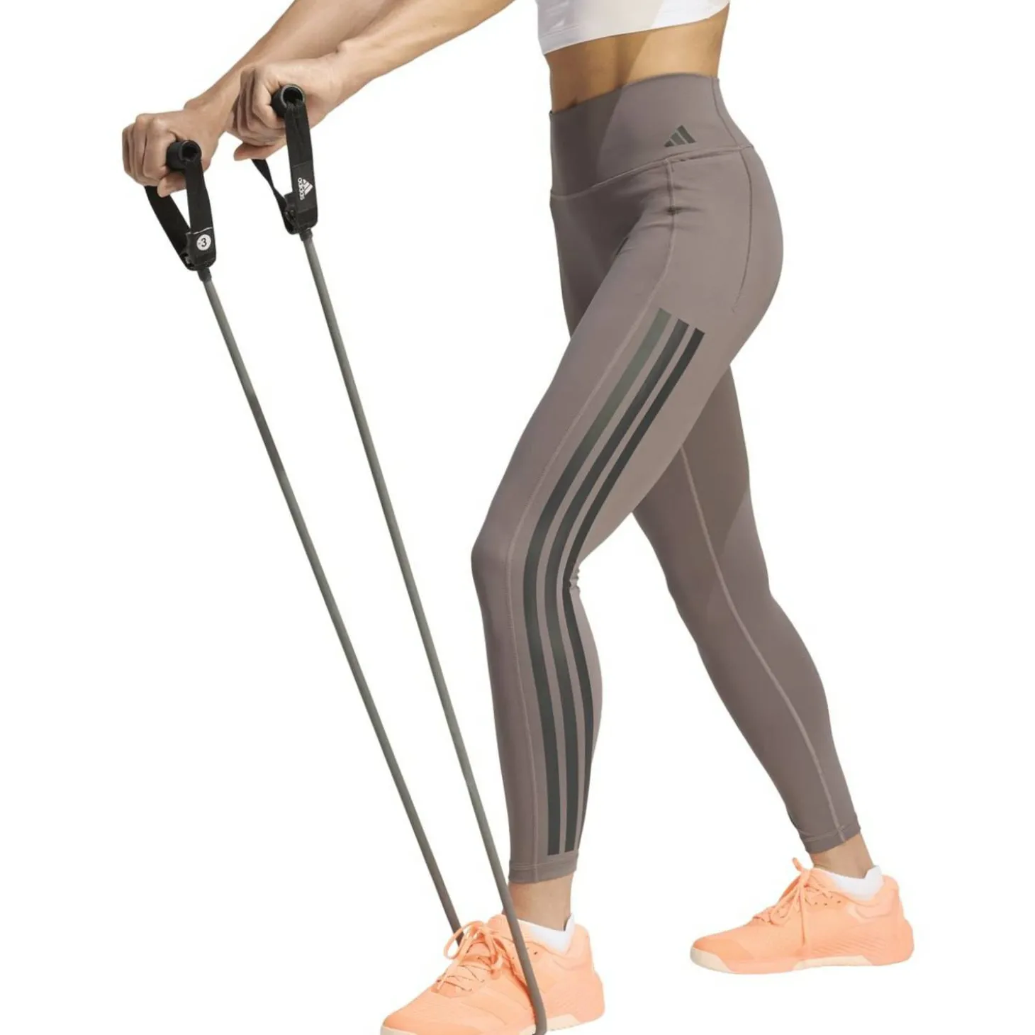 Optime Workout 3-Stripes 7/8 Damen Tights