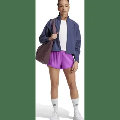 Pacer All Gym Seasonal Rib High-Rise Tonal 3-Streifen Damen Shorts