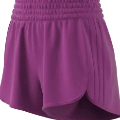 Pacer All Gym Seasonal Rib High-Rise Tonal 3-Streifen Damen Shorts
