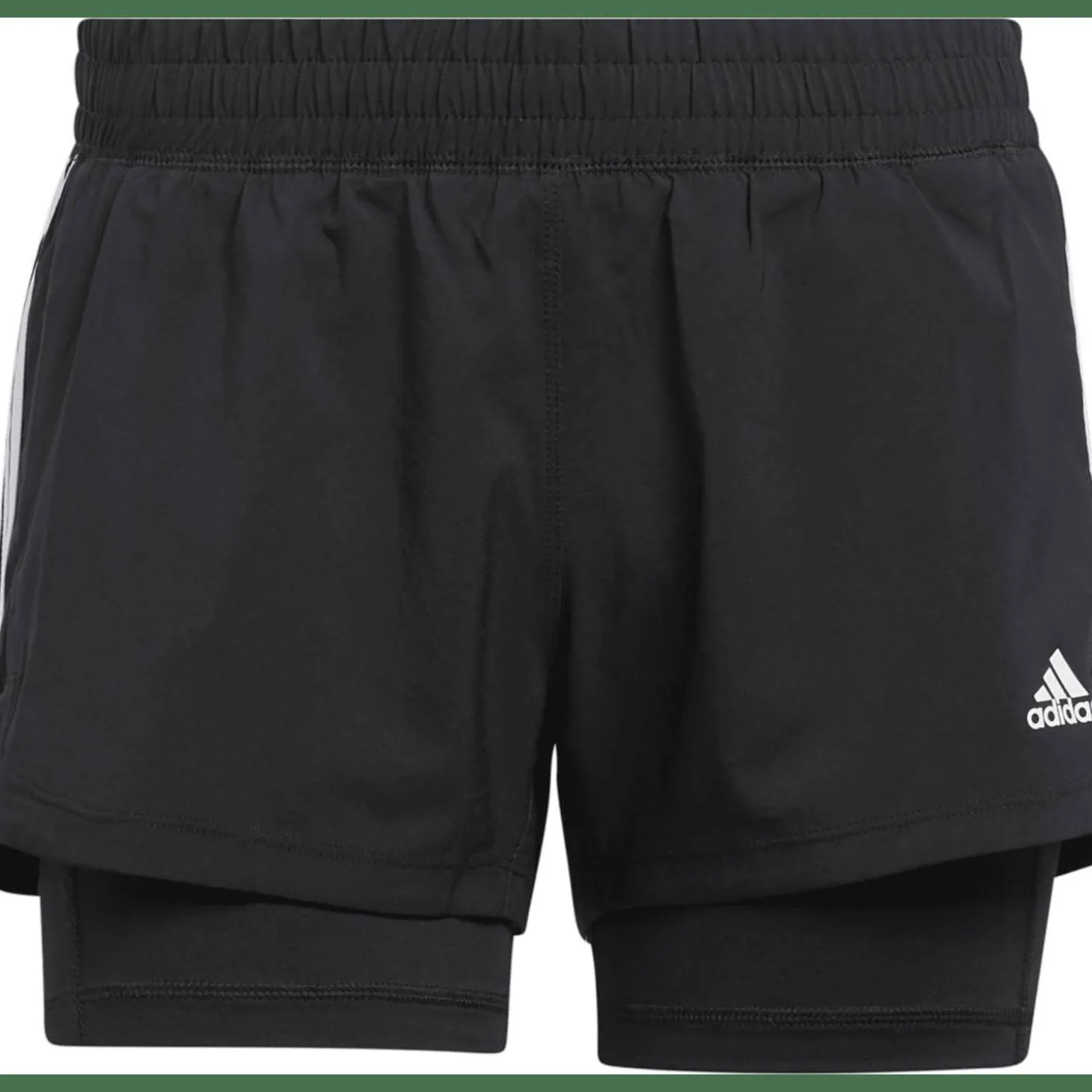 Pacer 3-Streifen Woven Two-in-One Damen Shorts